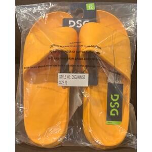 DSG Slides Men's Yellow (Mustard/Gold) Size 12 New In Bag